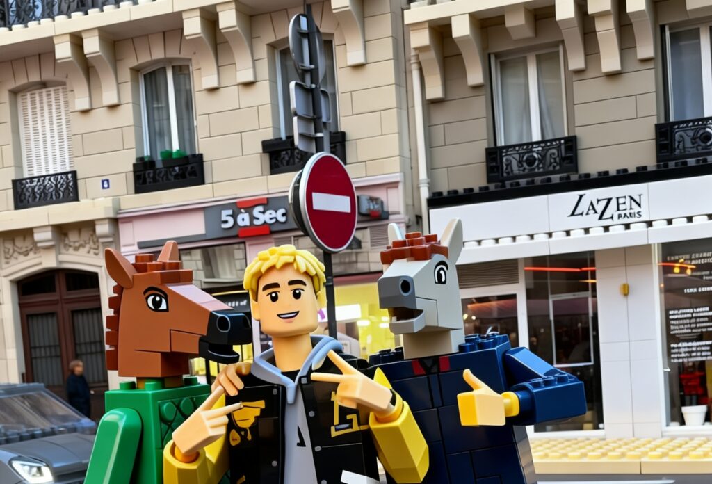 The story of 3 horses in Paris